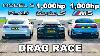 1 000hp M5 V 1 000hp 911 Turbo V Model S Plaid Drag Race
