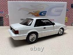 1/18 ACME / GMP 1990 Ford Mustang GUYCAST 5.0 LX SC Drag Pack White 18970 1/390