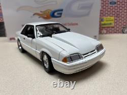 1/18 ACME / GMP 1990 Ford Mustang GUYCAST 5.0 LX SC Drag Pack White 18970 1/390