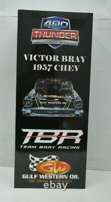 118 Victor Bray 1957 Chev Team Bray Racing Gulf Western Oil Door Drag Car