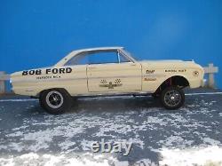 1963 Pale Yellow Ford Falcon Drag car 1/18 scale