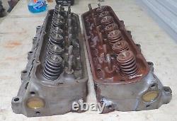 1965 Ford 289 Cylinder Heads C5AE-B Large Valves Hardened Seats Bronze Guides