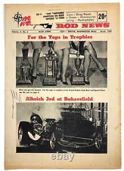 1965 NORTHWEST Hot ROD NEWS Newspaper MAGAZINE Lot 12 FULL YEAR Drag RACING Car