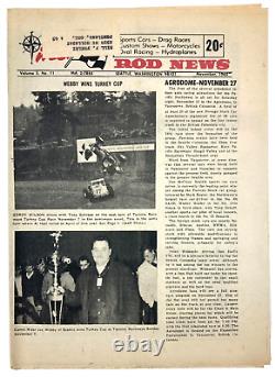 1965 NORTHWEST Hot ROD NEWS Newspaper MAGAZINE Lot 12 FULL YEAR Drag RACING Car