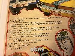 1969 Hotwheels Original Mongoose & Snake Drag Race Set With Cars Redline Rare Find