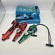 1970's Hasbro Stick Shifter Drag Racing Withblue Slick 2 Zip Strips & 3 Cars