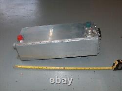 2 Gallon Firewall Mount Dry Sump Oil Tank SCCA NASCAR Sprint Car Drag Racing