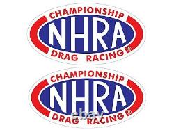 2X NHRA Drag Racing Championship Pair Vinyl Decals Choose Size 4-62