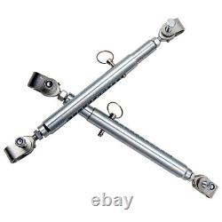 2x Universal Front End Tubular Travel Limiters for Drag Racing Car