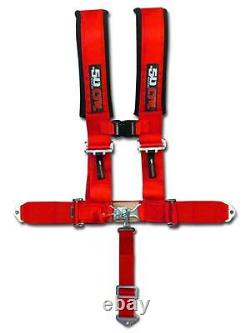 50 Caliber Racing 5 Point Red Safety Race Harness Drag Car Off Road Truck Plane