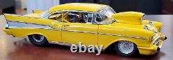 57 Chevy Race Car 124 Drag Racing Hot Rod 18 Promo 12 Carousel YELO 55 1955