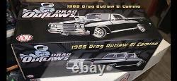 ACME, 1965 Drag Outlaw ELCAMINO, NHRA, Drag Car, Very Detailed, Auto, CHEVY