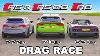 Audi R8 V Tuned Rs3 U0026 Rsq8 Drag Race