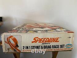 Aurora 2 In 1 Speedline Stunt & Drag Race Set 1968 Boxed Complete With Cars