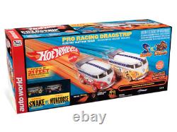Auto World 31' Hot Wheels Snake vs Mongoose Pro Racing Dragstrip Set #SCM091 HO