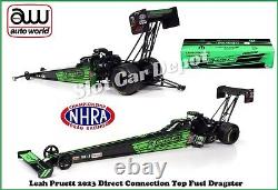 Auto World NHRA Leah Pruett'23 Top Fuel Dragster 124 Scale Diecast AWN016