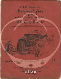 Auto racing ARCHIVE OF MATERIAL RELATING TO DRAG RACING EVENTS IN #151477