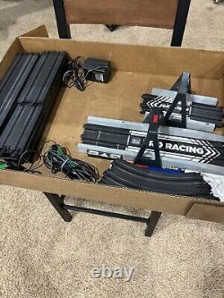 Auto world Drag Race Set With5 Cars. Team Force Dragstrip, John Force, Mac Tools