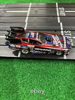 Auto world Drag Race Set With5 Cars. Team Force Dragstrip, John Force, Mac Tools