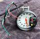 Autometer Tach 6809 5 Inch Tachometer Drag Race Car White Recall Tell Tale