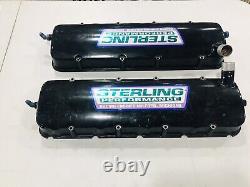 BBC Alum Valve Covers With Oilers Drag Race Street Rod Race Car FREE SHIP