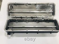 BBC Alum Valve Covers With Oilers Drag Race Street Rod Race Car FREE SHIP