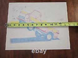 Bill Mavericks Little Red Wagon Dodge Original Art Drawing Drag Racing Frederick