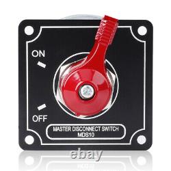 Car Racing Master Battery Disconnect Switch Panel For 4Post Alternator Drag Race