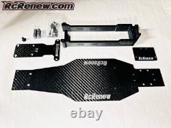 Carbon Fiber Drag Racing Extended Chassis for Traxxas Rustler Bandit 2wd