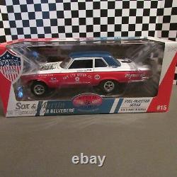 DCP/Supercar, 1965 Plymouth Belvedere, Sox & Martin'118 sc. Model, AWB, Issue #15