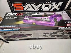 DR10 Drag Race Car RTR, purple #70028 Ready To Run Kit Associated