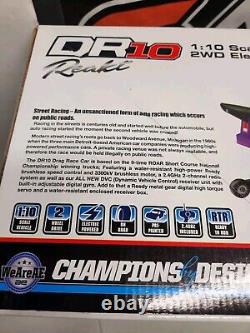 DR10 Drag Race Car RTR, purple #70028 Ready To Run Kit Associated