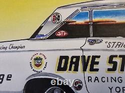 Dave Strickler 1965 Dodge Coronet Altered Original Art Drag Racing Frederick