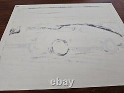 Drag-On-Lady Shirley Shahan 1969 AMC AMX Original Art Nostalgia Drag Racing