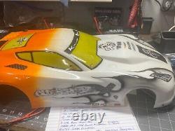 Drag race rc car. Team associated b6.2 on a bullet chassis. See entire package