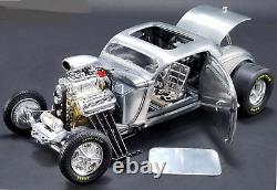 Dragster Race Car with55Chevy57 Corvette Engine Hot Rod Drag118SCALE METAL MODEL