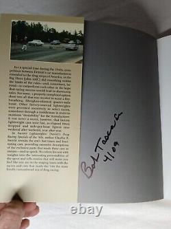 FACTORY LIGHTWEIGHTS DETROIT'S DRAG RACING Signed Bob Tasca 60's CHARLES MORRIS