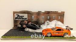 Fast & The Furious Drag Race 132 Scale Diecast Custom Diorama Display