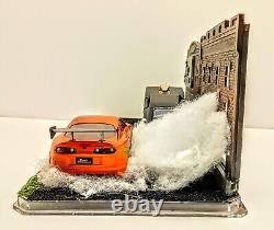 Fast & The Furious Drag Race 132 Scale Diecast Custom Diorama Display