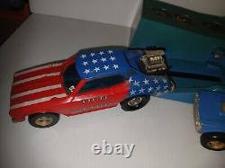 Hasbro Old Glory Stick Shifter Drag Racing Set OLD GLORY CAR & GREMLIN Lot