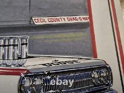 Hodges Dodges RAMCHARGERS 1965 AWB Dodge Original Drag Racing Art Frederick