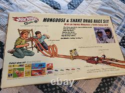 Hot Wheels Classics Mongoose & Snake Drag Race Set NEVER OPENED. PLAY WITH IT