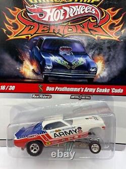 Hot Wheels Drag Strip Demons 2008, Set Of 4 Don Prudhomme Funny Cars