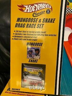 Hot Wheels Drag Strip Demons Mongoose & Snake Drag Race Set