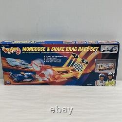 Hot Wheels Mongoose & Snake Drag Race Set 1993 25th Anniversary Sealed (D0)