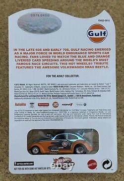 Hot Wheels RLC Gulf Volkswagen Drag Beetle 579/4000 Super Fast Shipping 5A