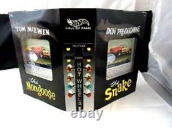 Hot Wheels RLC Snake vs Mongoose Hall of Fame Drag Race set with shipper 2003