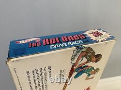 Hot Wheels The Hot Ones #3534 Drag Race Set Nib Mattel 1981