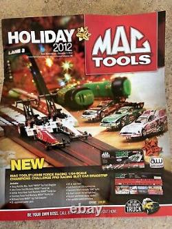 John Force Auto World Slot Car NHRA Pro Racing Drag Strip Mac Tools 2012 Release