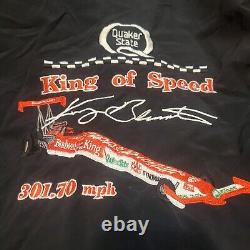 KENNY BERNSTEIN Vintage Racing Jacket Quakerstate Black Funny Car 300 Club 90's